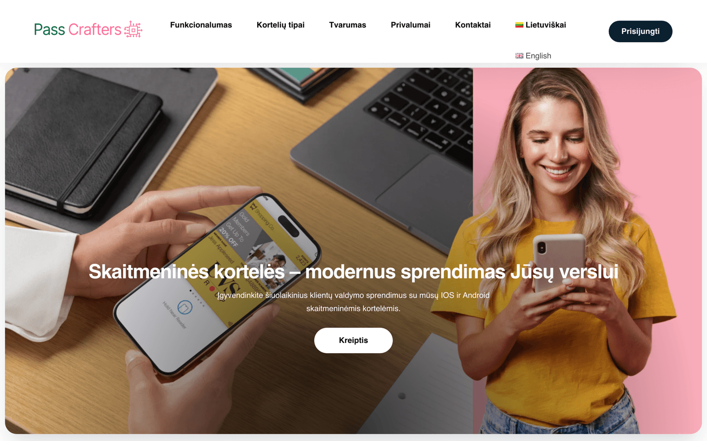 PassCrafters homepage