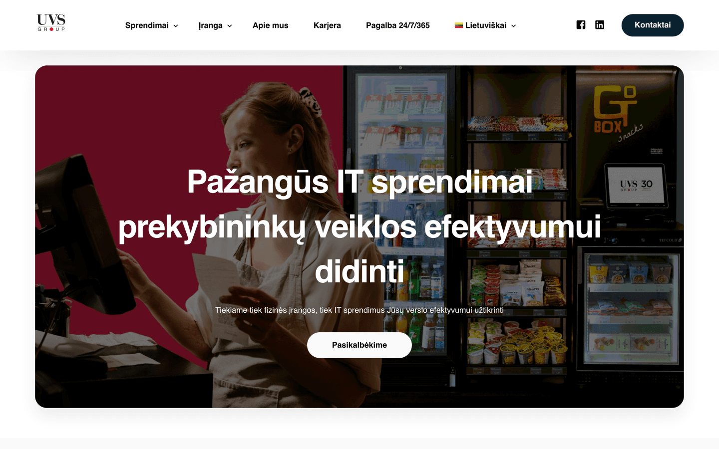 UVS Group homepage